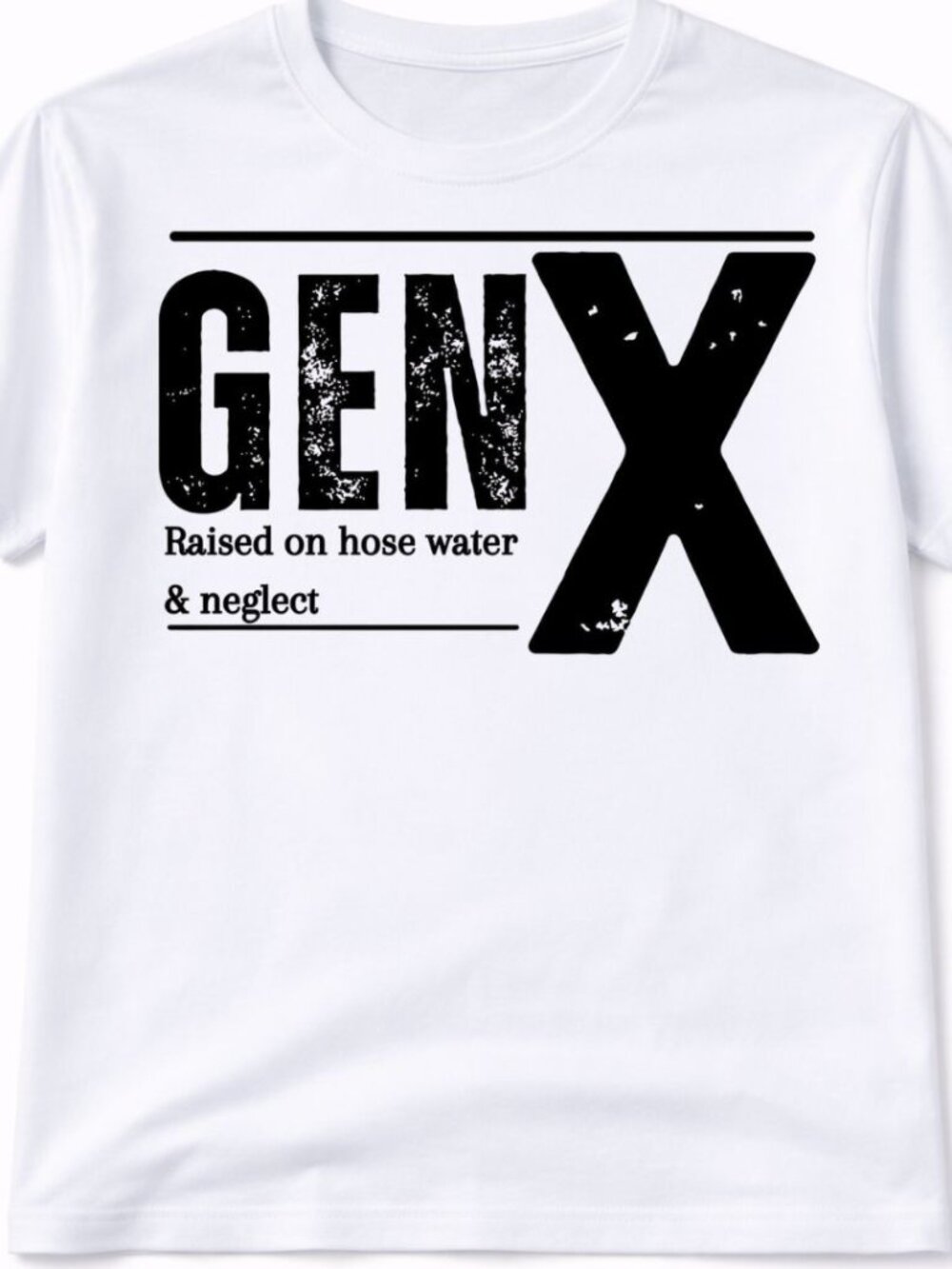 Gen X Mens Graphic T Shirt Trendy Boutique Style Tee Mens Gifts White Tops